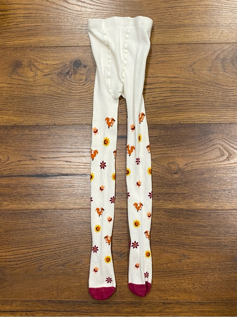 Gymboree Girls âHappy Harvestâ 3-piece Ivory & Brown Squirrel Skort Set Size 5T - Picture 14 of 16